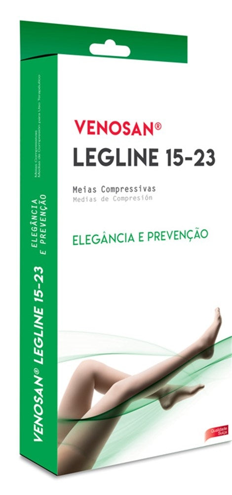 Meia De Compressão Venosan Legline Panturrilha 3/4 15-23 G Pe Aberto Olinda (u/o)