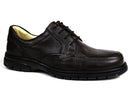 Sapato Casual Conforto Couro Floater Marrom 3050