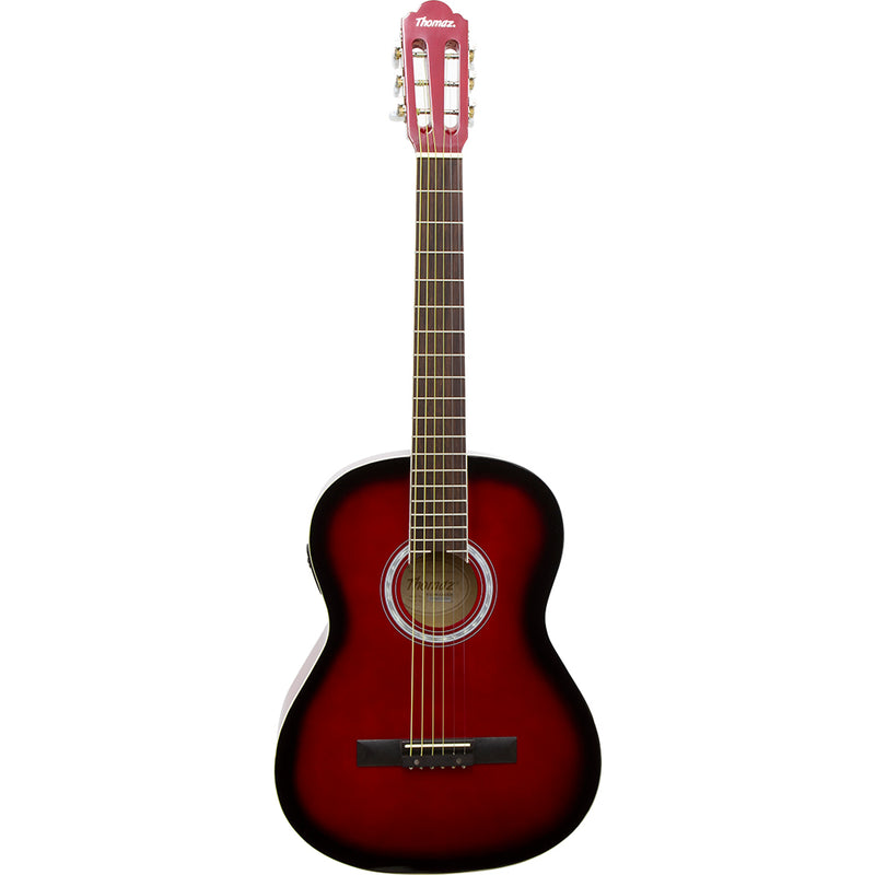 Violão Eletroacústico De Aço Tcg 390 A Eq Vermelho Thomaz