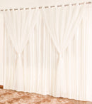Cortina Para Sala Ou Quarto Charmousse Com Voil 2,00 Palha