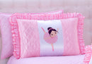 Kit Colcha Cobre Leito Balé Bailarina Solteiro 03 Peças
