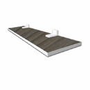 Prateleira Linha Furta-cor Em Mdf Com Borda De Pvc Branco 80x15 Cm