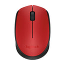 Mouse Logitech M170 Vermelho sem fio 910-004941-C