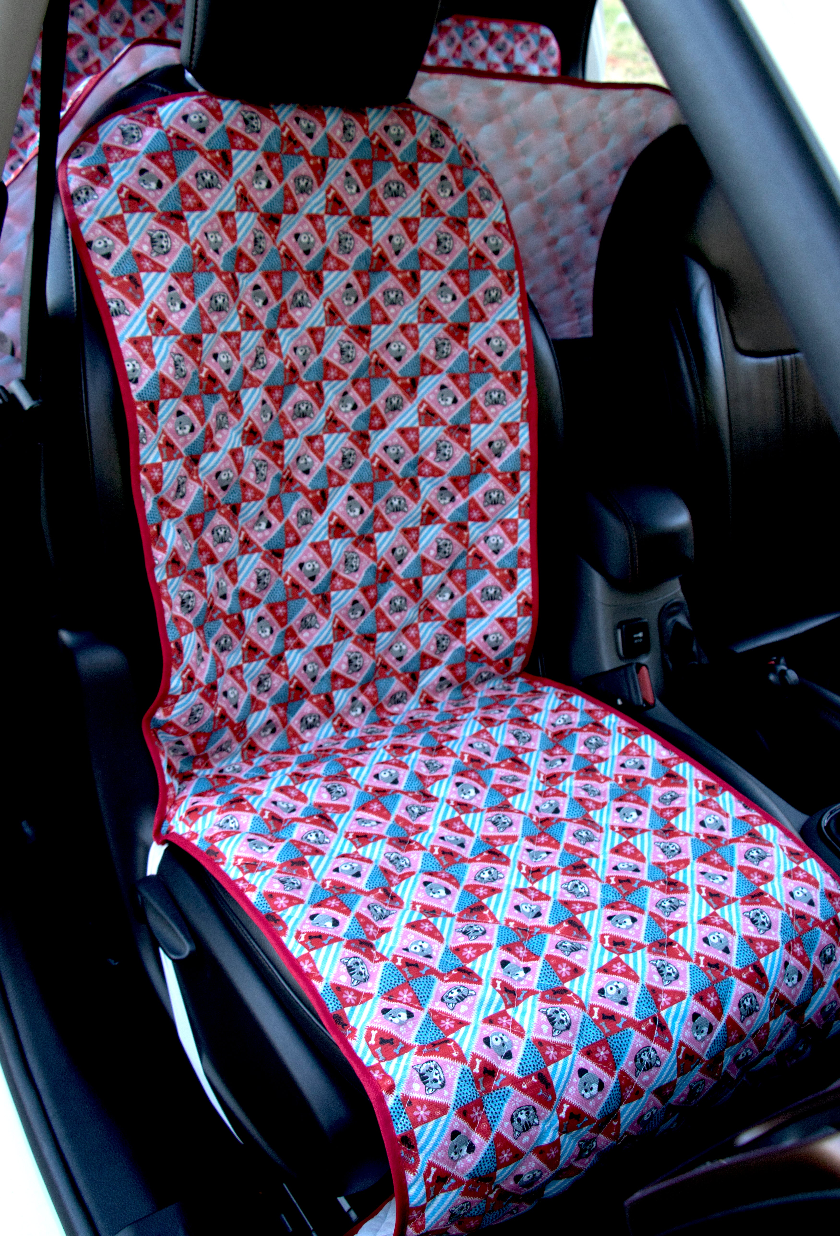 Protetor Pet De Veiculo Para Banco Dianteiro Vermelho