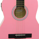 Violão Eletroacústico Kids De Aço Tcg 360 A Eq Rosa Thomaz