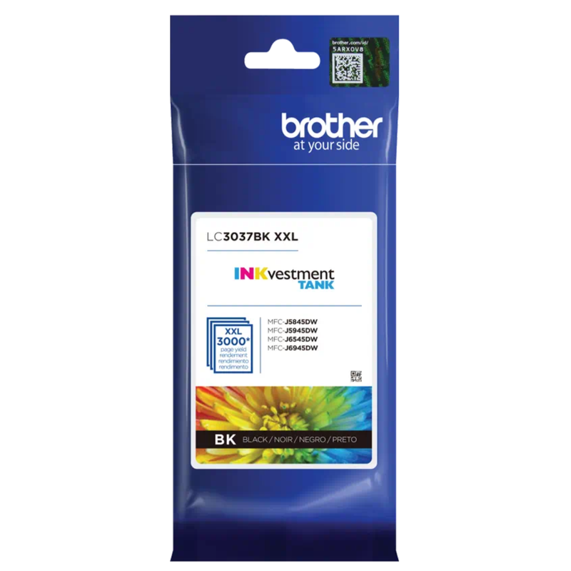 Cartucho de Tinta Brother Preto 3K LC3037BK