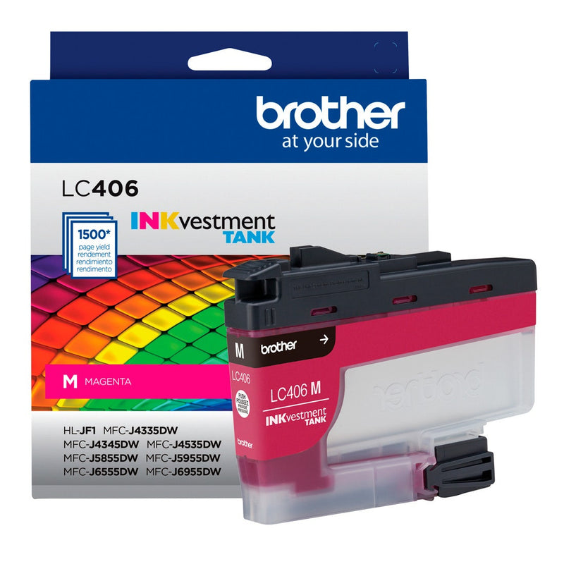 Cartucho de Tinta Brother Magenta 1.5K LC406MS