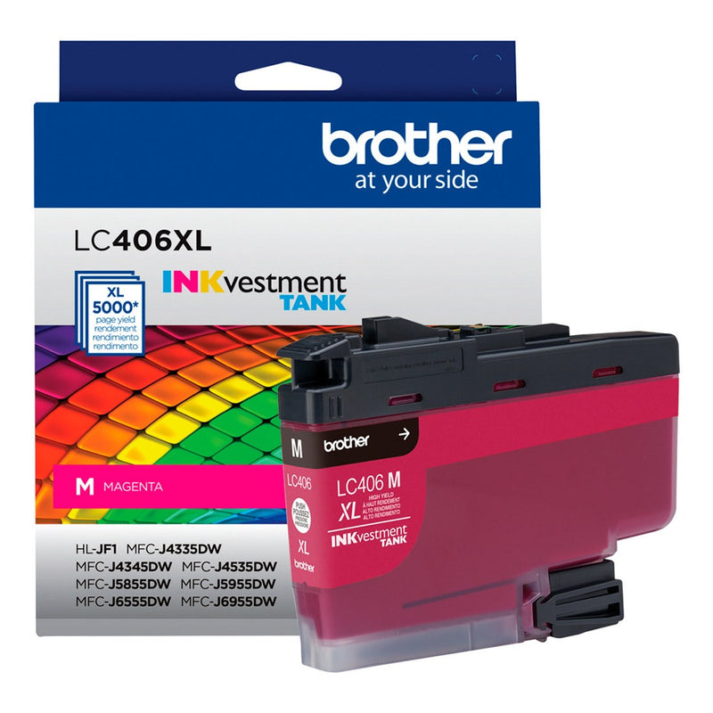 Cartucho de Tinta Brother Magenta 5K LC406XLMS