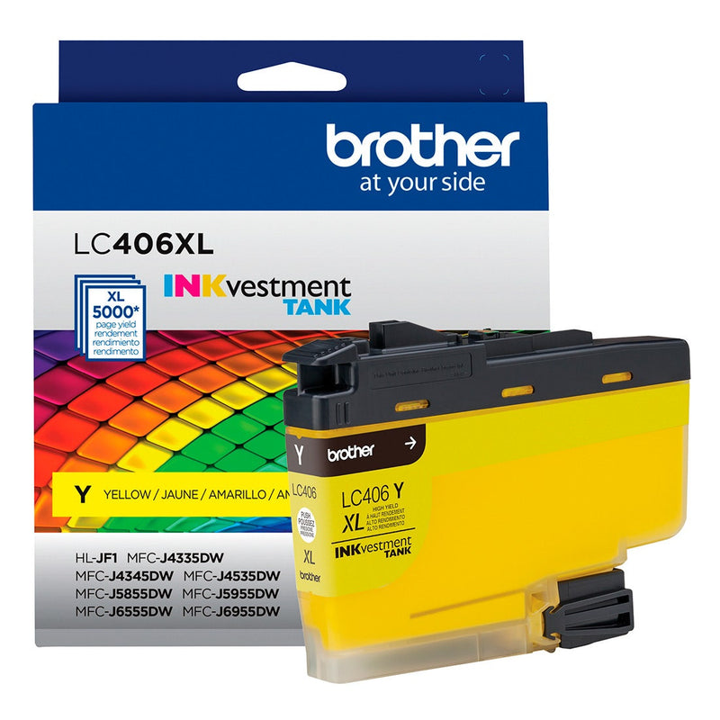 Cartucho de Tinta Brother Amarelo 5K LC406XLYS