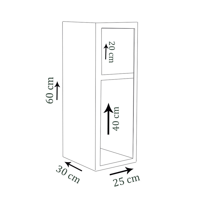 Mesa De Cabeceira Nicho Suspenso Branco Em Mdf