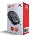 Mouse C3 Tech USB Preto MS-35BK