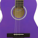Violão Eletroacústico Kids De Aço Tcg 360 A Eq Roxo Thomaz
