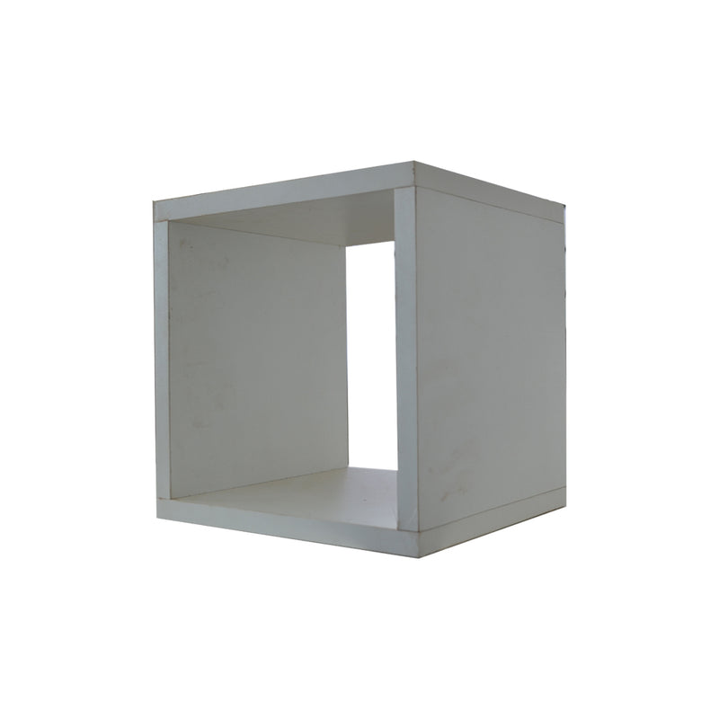 Nicho Decorativo 15x15x15 Cm Branco Em Mdf