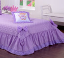 Kit Cobre Leito Ursinha Solteiro 3 Peças Lilas
