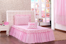 Kit Colcha Solteiro Infantil Princesa Rosa 03 Peças