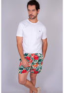 Shorts Estampado Floral Plus Size