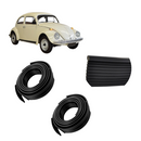 Par Galão Debrum Do Paralama Tras Fusca 59 A 96 Preto - UN / 2