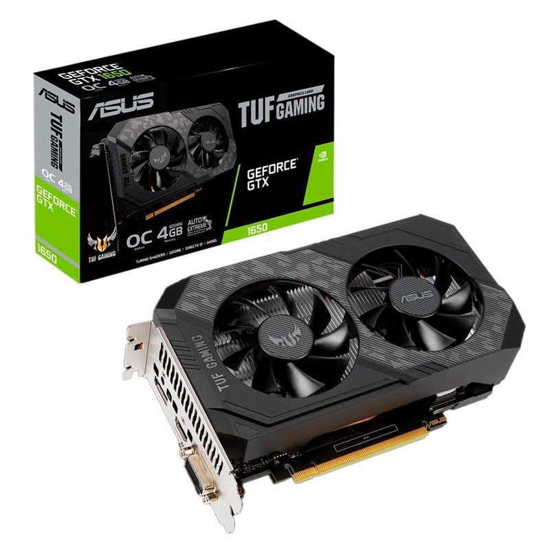 Placa De Video Asus Geforce Gtx 1650 Tuf Gaming Oc Edition 4gb, Gddr6, Tuf-gtx1650-o4gd6-p-gaming