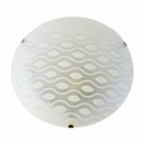 Plafon De Teto Vidro Fosco P/sensor 1 Bocal E27 Led Top