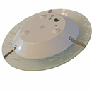 Plafon De Teto Vidro Fosco P/sensor 1 Bocal E27 Led Top