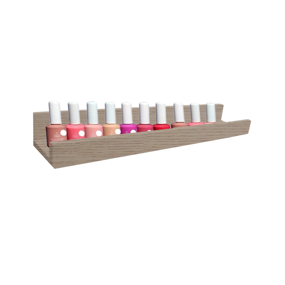 Prateleira Esmalteria Simples Trovarelli 80 Cm Madeirado