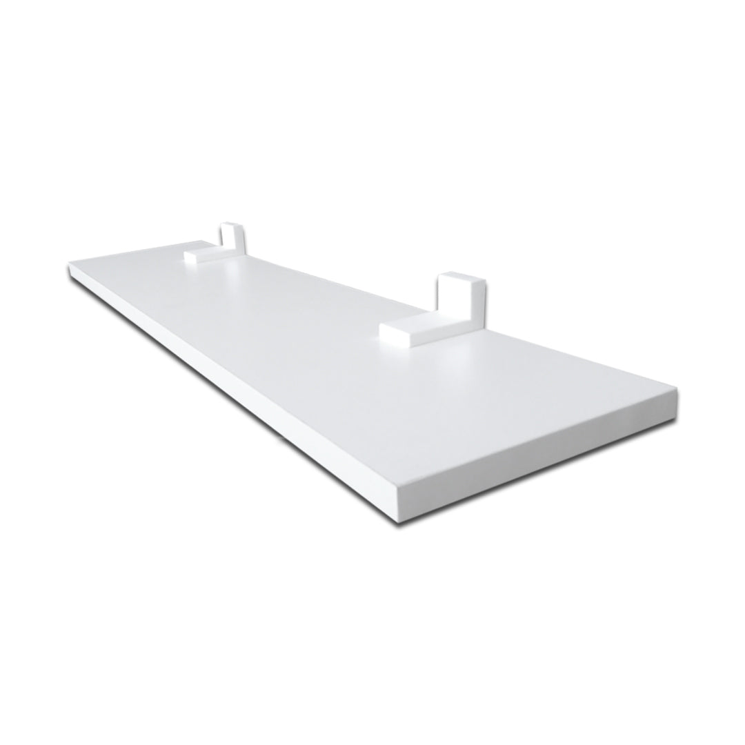 Prateleira Simples Trovarelli Branca 70x15 Cm Com Suporte