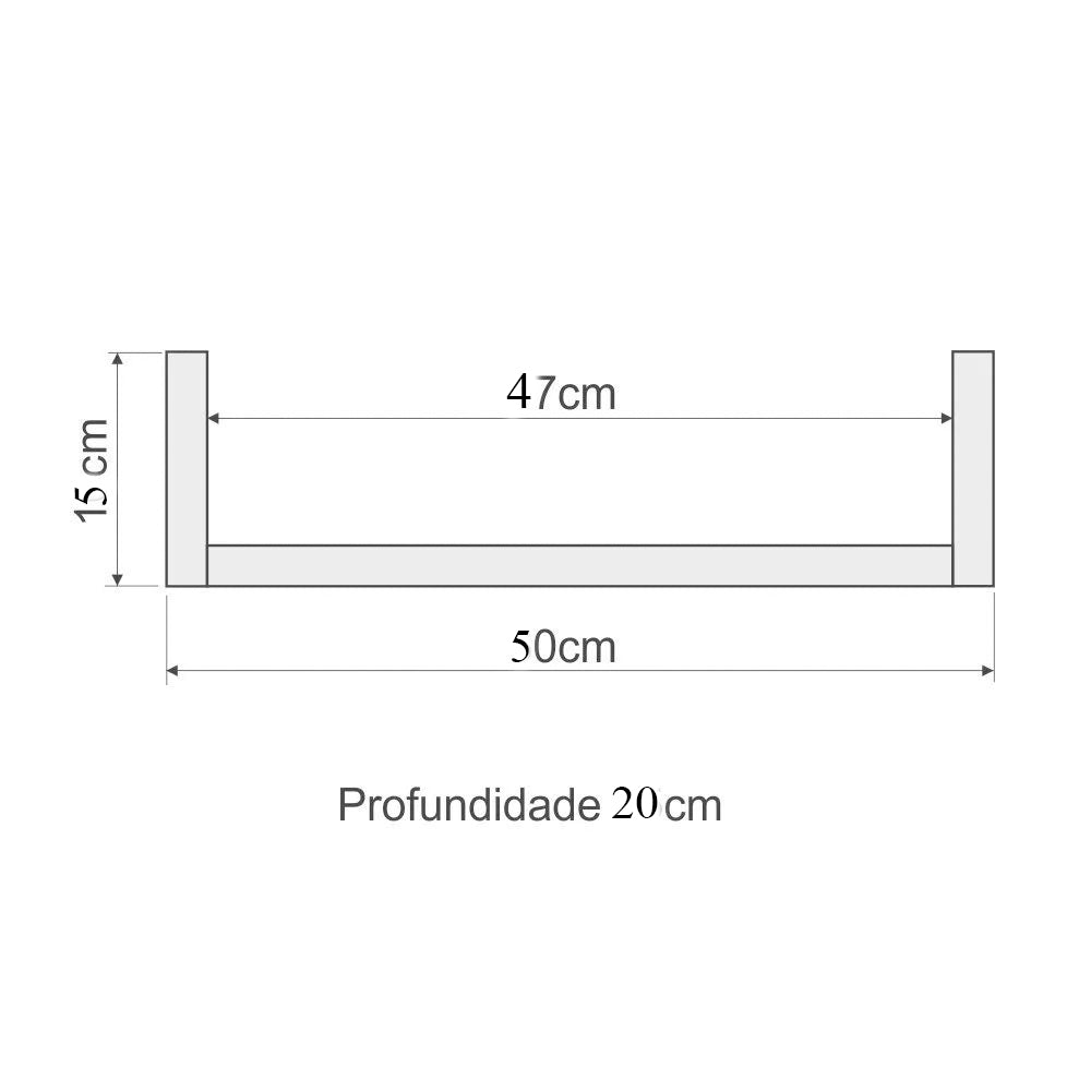 Prateleira Modelo U Trovarelli Branca