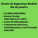 Kit 5 óculos Protetor Epi Regulagem Resistente Incolor C/ Ca - UN / 5