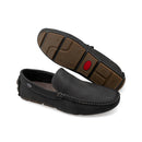 Mocassim Sândalo Couro Chumbo 516007