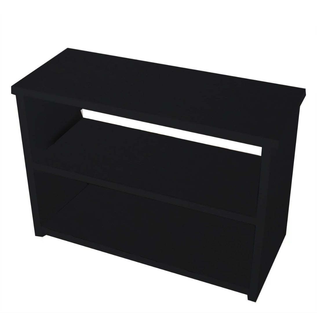 Sapateira Matte Preto Em Mdf