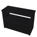 Sapateira Matte Preto Em Mdf