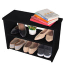 Sapateira Matte Preto Em Mdf