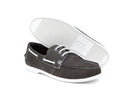 Sapato Mocassim Casual Youth Couro Chumbo Sd500