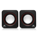 Caixa de Som C3 Tech 3W USB 2.0 Preto - SP-301BK