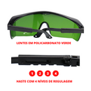 Par óculos De Proteção Epi Segurança Raio Laser Luz Pulsada - UN / 2