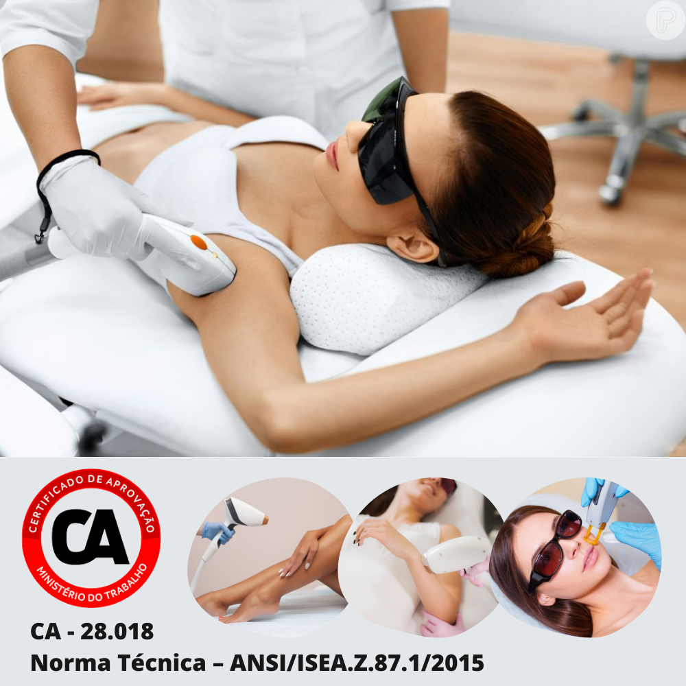 óculos De Proteção Epi Solda Segurança Contra Raio Laser 2un - UN / 2