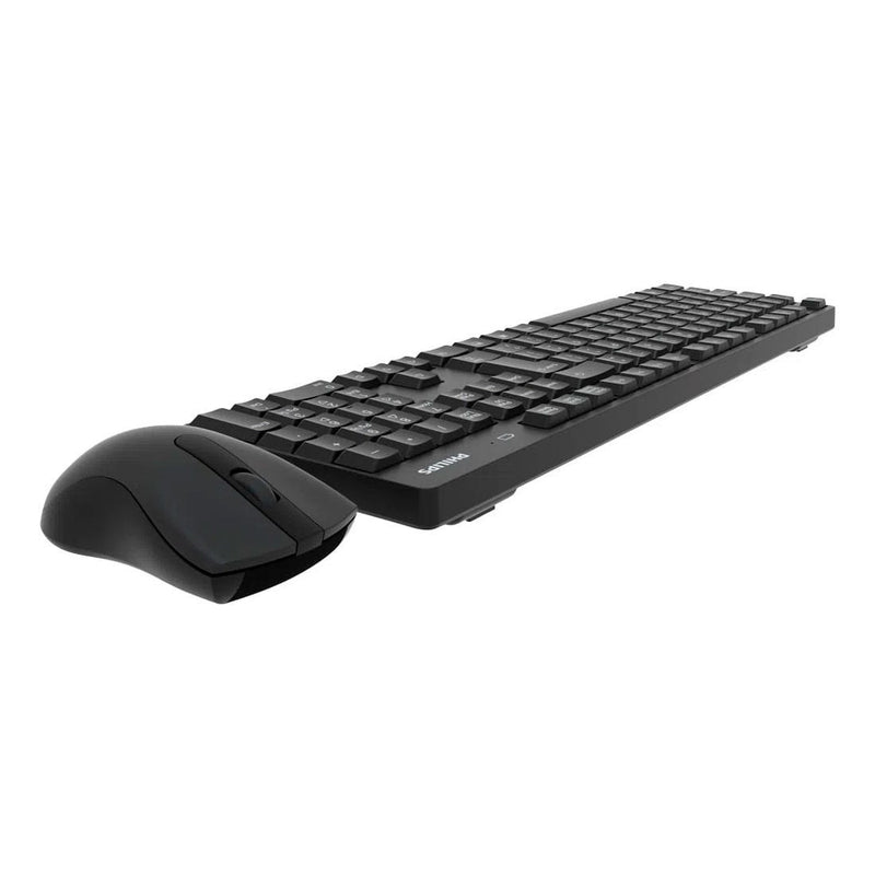 Kit Teclado e Mouse Philips sem Fio ABNT2 - SPT6501B