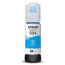 Refil de Tinta Epson Ciano 504 - 70ml - T504220-AL