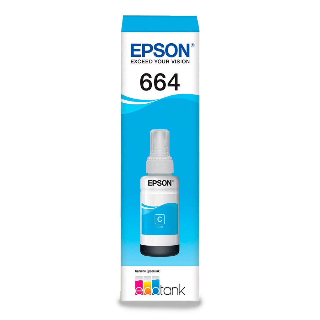Refil de Tinta Epson Ciano 664 - T664220-AL