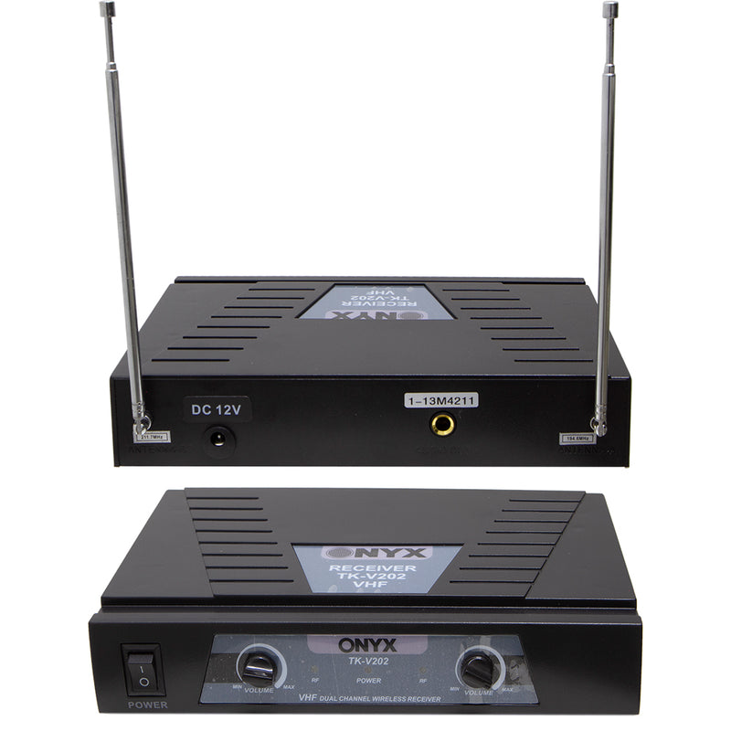 Microfone Sem Fio Tk V202 Vhf Onyx