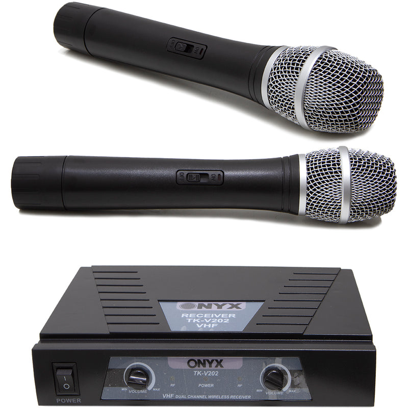 Microfone Sem Fio Tk V202 Vhf Onyx