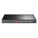 Switch TP-LINK PoE+ 24P 10/100 Mbps e 2P Gigabit TL-SL1226P