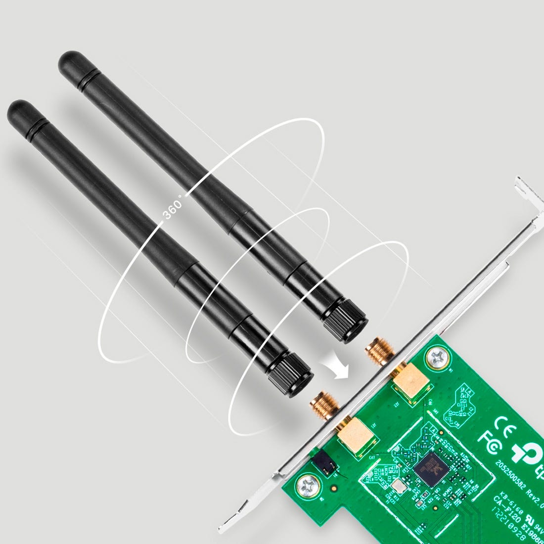 Adaptador PCI Express Wireless N de 300 Mbps - TL-WN881ND