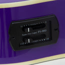 Violão Eletroacústico Kids De Nylon Tcg 360 Eq Roxo Thomaz