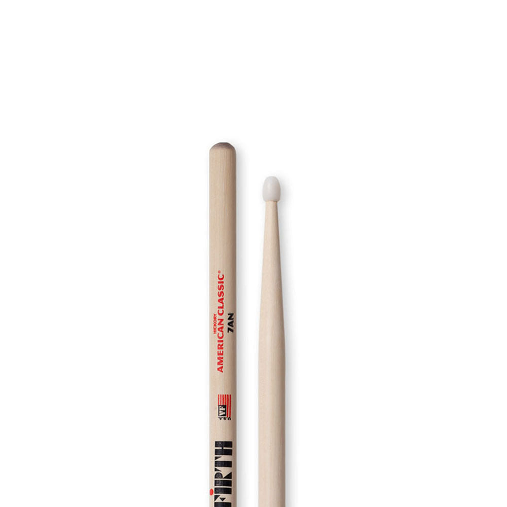 Baqueta American Classic 7an Ponta De Nylon 7an Vic Firth