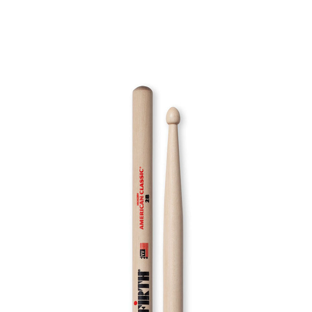 Baqueta American Classic 2b Ponta De Madeira 2b Vic Firth