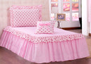 Kit Colcha Solteiro Infantil Princesa Rosa 03 Peças