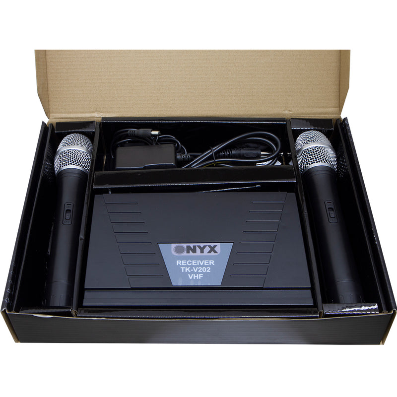 Microfone Sem Fio Tk V202 Vhf Onyx